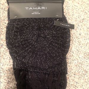 Scarf and hat set from Tahari